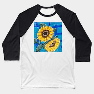 Sunflowers Baseball T-Shirt